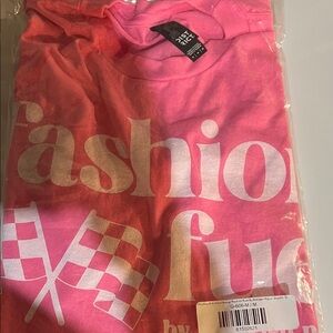 Pink Racing Graphic Tee